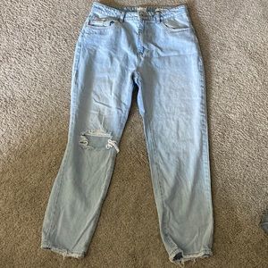 Light denim jeans ! Mom jeans ladies ! U.S size 10